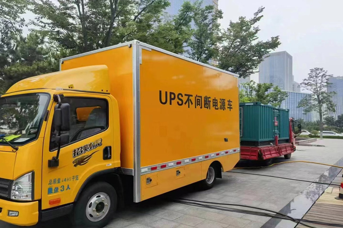 曲水发电机租赁施工现场
