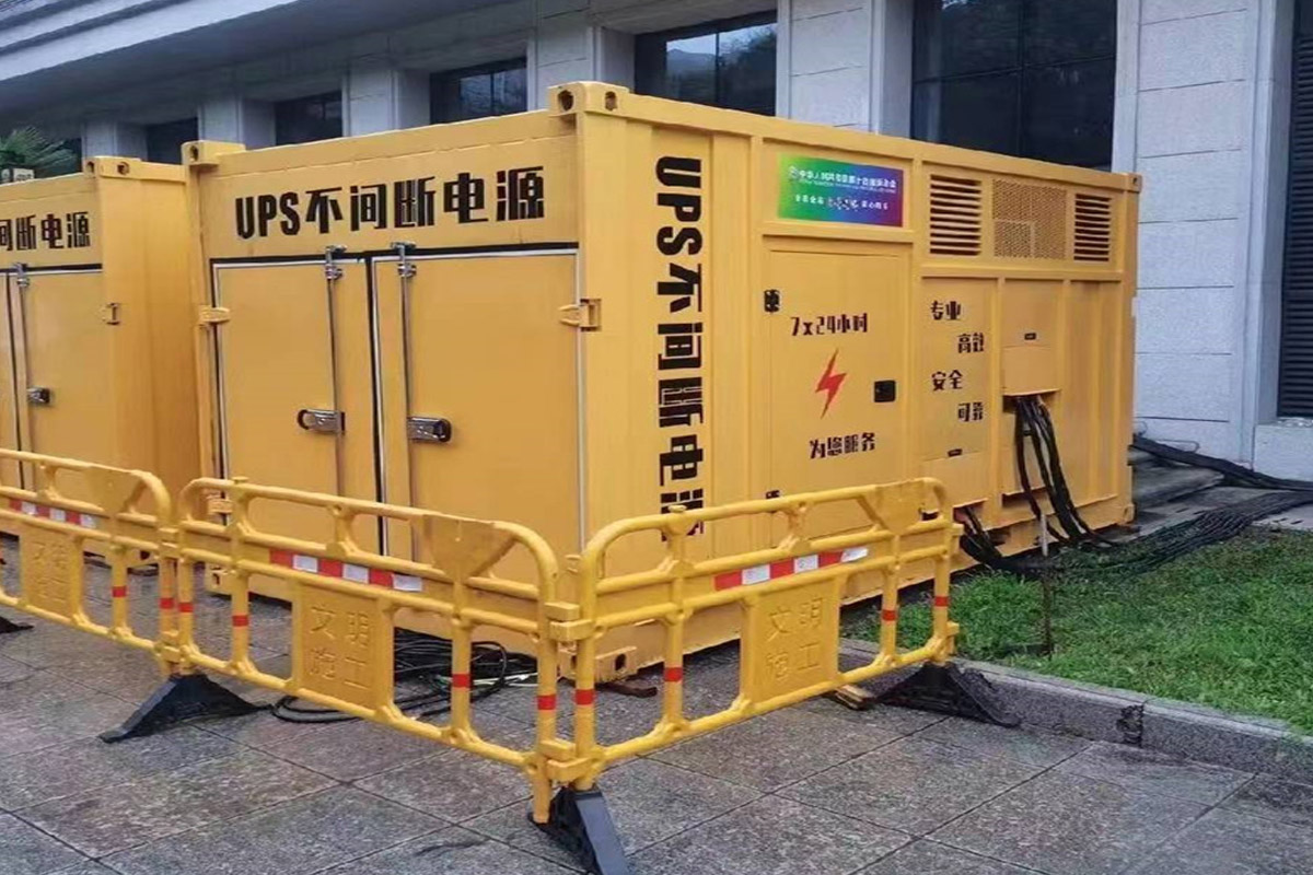 曲水发电机租赁施工现场